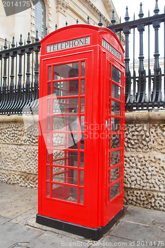 Image of London telephone box