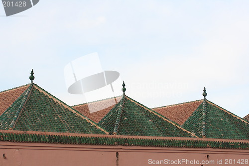 Image of Moroccan roofs