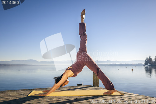 Image of yoga woman