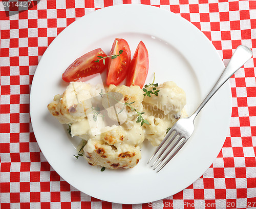 Image of Cauliflower cheese high angle