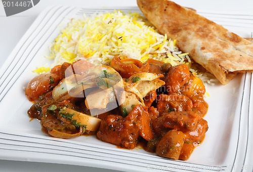 Image of Chicken jalfrezi plate