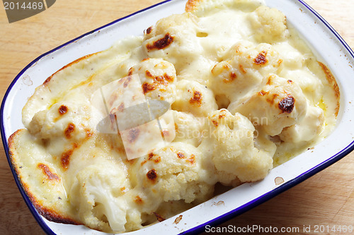 Image of Cauliflower cheese from oven