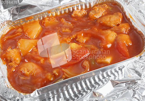 Image of Chicken sweet and sour low angle