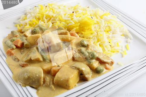 Image of Veg korma and tofu