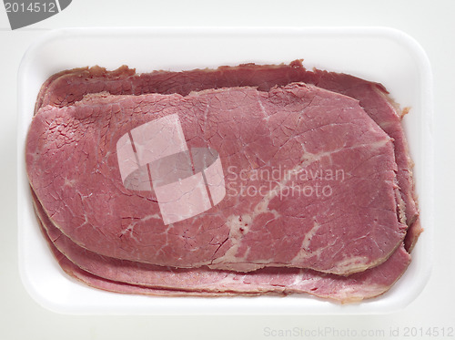 Image of American corned beef tray