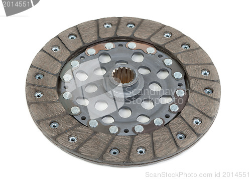 Image of clutch disc isolated on white