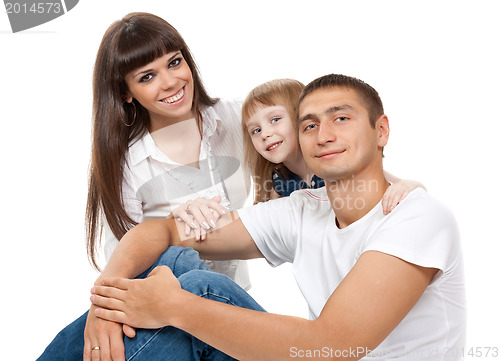 Image of Happy family of three