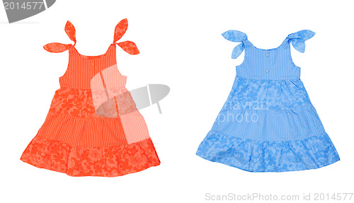 Image of Collage of two children's clothes