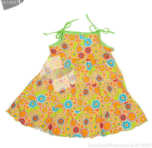 Image of colored children's summer dress