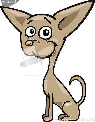 Image of Chihuahua dog cartoon illustration