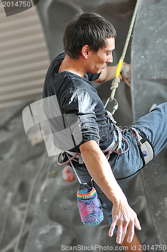 Image of Competitions in rock climbing