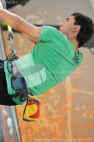 Image of Competitions in rock climbing