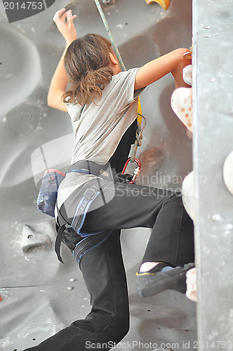 Image of Competitions in rock climbing