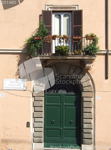 Image of Piazza Navona architecture detail