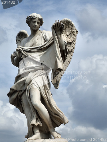 Image of Angel statue in Rome, Italy