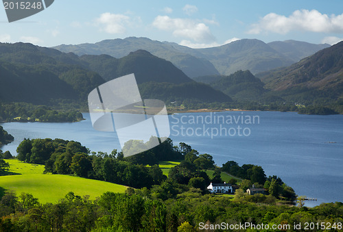 Image of Derwent Water from Castlehead viewpoint