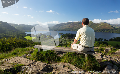 Image of Derwent Water from Castlehead viewpoint