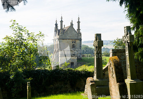 Image of Churchyard and lodges in Chipping Campden