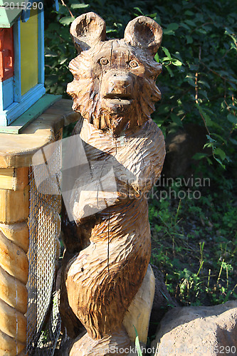 Image of Wooden bear.