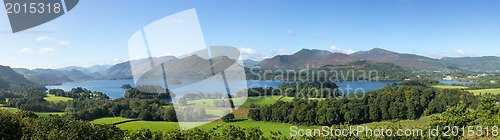 Image of Derwent Water from Castlehead viewpoint