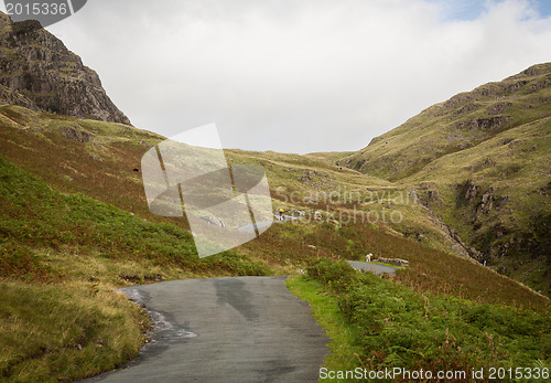 Image of View toward Eskdale from HardKnott Pass