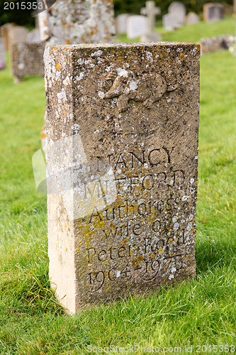 Image of Gravestone for Nancy Mitford author