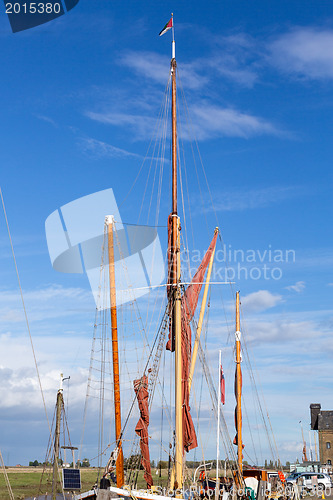 Image of Old Thames Sailing barge at Faversham Kent