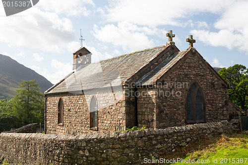 Image of Old stone church in Buttermere Village