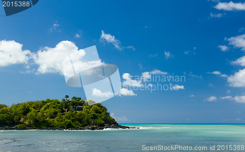 Image of Friar's bay on St Martin in Caribbean