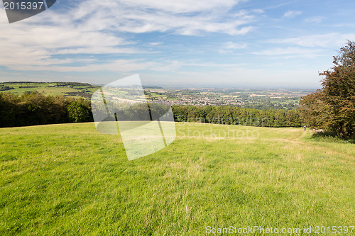 Image of Aerial view of Winchcombe from Belas Nap