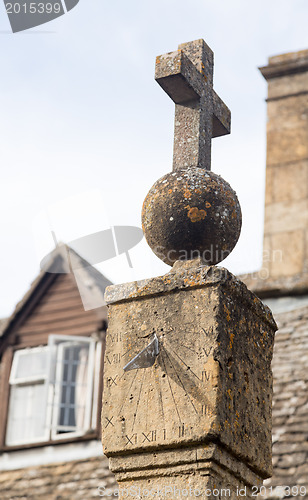 Image of Old sundial in Stanton Cotswolds