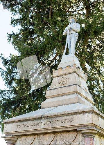 Image of Confederate cemetery in Fredericksburg VA