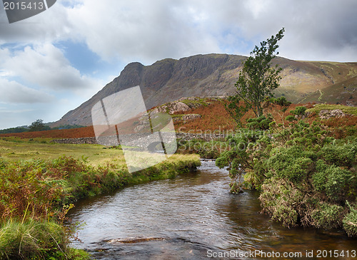 Image of Stone bridge over river by Wastwater