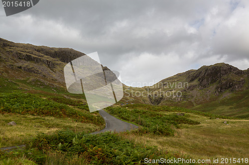 Image of View toward Eskdale from HardKnott Pass