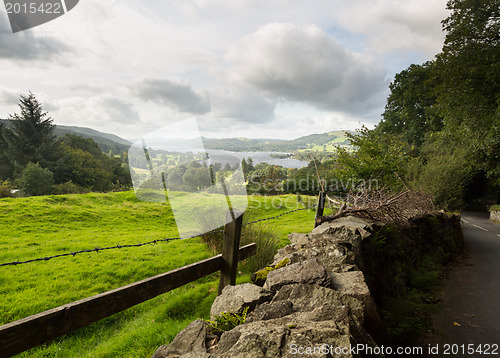 Image of Overlook of Coniston Water in Lake District