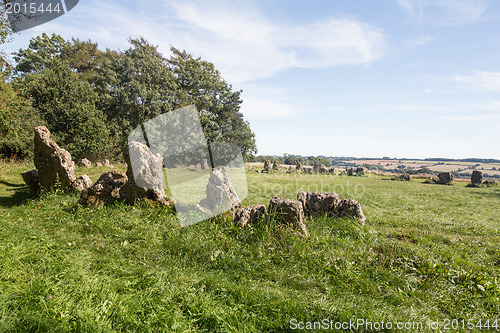 Image of Rollright Stones stone circle in Cotswolds
