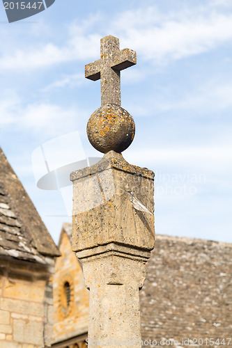 Image of Old sundial in Stanton Cotswolds