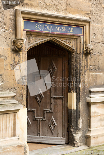 Image of Entrance to School of Music at Bodeian Library