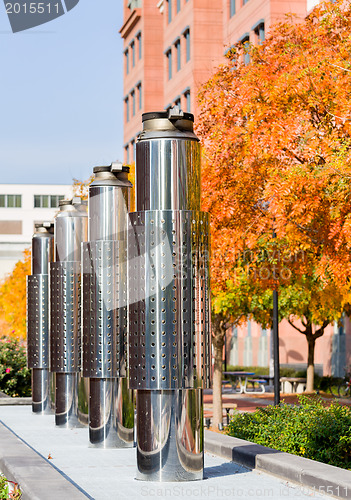 Image of Stainless steel exhaust pipes at DoT Washington