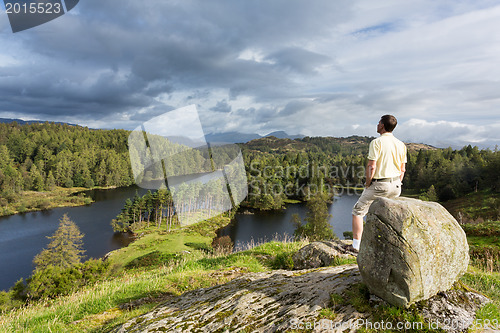 Image of View over Tarn Hows in English Lake District