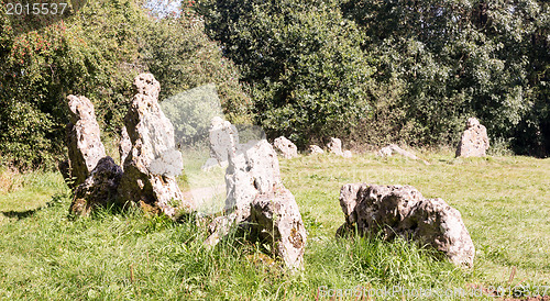 Image of Rollright Stones stone circle in Cotswolds