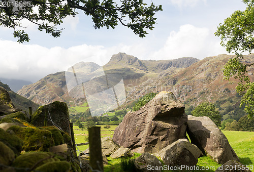 Image of Langdale Pikes in Lake District