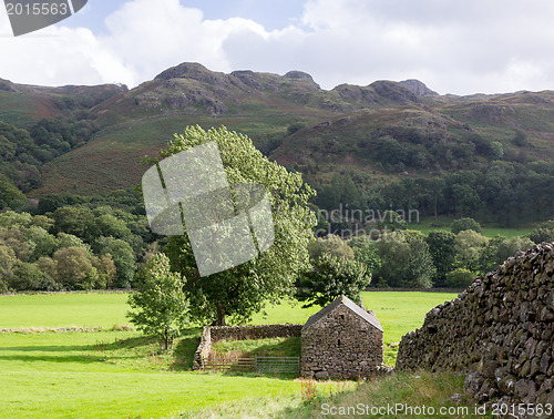 Image of Old stone farm building in Lake District