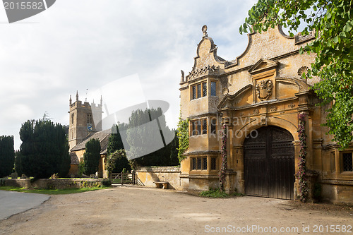 Image of Stanway House and St Peters Church Stanton