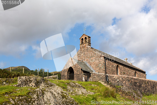 Image of Old stone church in Buttermere Village