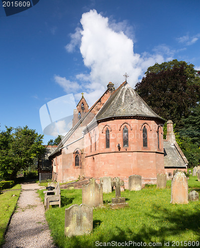 Image of St Hilary Church Erbistock by River Dee