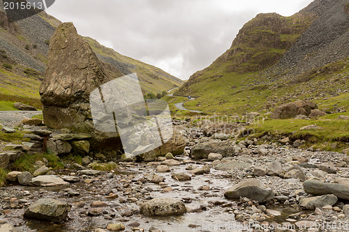 Image of Honister Pass in Lake District in stream