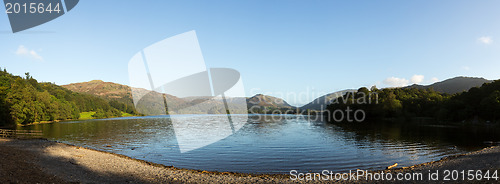 Image of Grasmere at dawn in Lake District