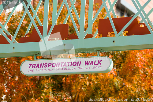 Image of Transportation Walk in fall at Washington DC