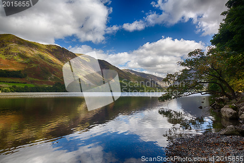 Image of Reflections in Buttermere in Lake District